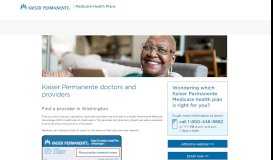 
							         Kaiser Permanente Washington Doctors & Providers | Medicare ...								  
							    