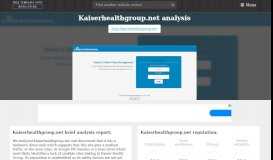 
							         Kaiserhealthgroup.net. Kaiser Health Group Policy Manager								  
							    