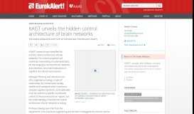 
							         KAIST unveils the hidden control architecture of brain networks ...								  
							    