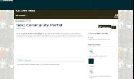 
							         Kal Dev Wiki talk:Community Portal - Fandom								  
							    