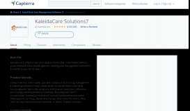 
							         KaleidaCare Solutions7 Reviews and Pricing - 2020 - Capterra								  
							    