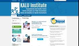 
							         KALU Institute | Humanitarian Aid Studies Centre – Centre d ...								  
							    