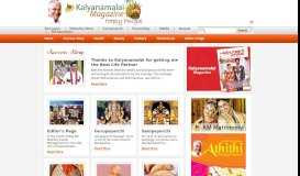
							         Kalyanamalai Matrimonial Magazine, Tamil Matrimony, Indian ...								  
							    