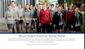 
							         KAMAR Parent/Student Portal - Mt Roskill Grammar School								  
							    