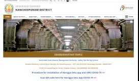 
							         Kancheepuram District,Government of Tamilnadu | City of Thousand ...								  
							    