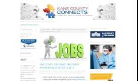
							         Kane County Jobs Board: Employment Opportunities As of Aug. 6, 2018								  
							    