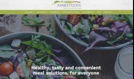 
							         Kanes Foods – Healthy choices made easy								  
							    