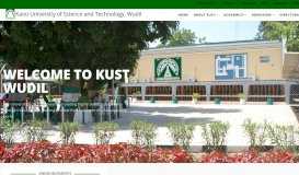 
							         Kano University of Science and Technology								  
							    