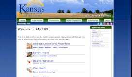 
							         KANPHIX: Kansas Public Health Information Exchange								  
							    