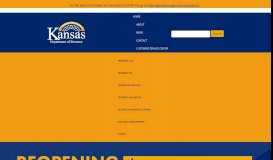 
							         Kansas Department of Revenue - Home page								  
							    