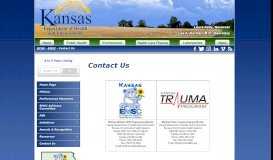 
							         Kansas EMSC Contact Information - KDHE								  
							    