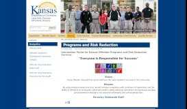 
							         Kansas Offender Risk Reduction and Re-entry — Kansas Department ...								  
							    