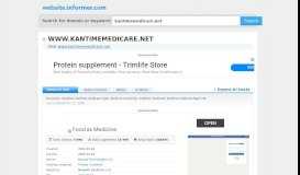 
							         kantimemedicare.net at Website Informer. Visit ...								  
							    