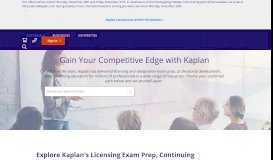 
							         Kaplan Financial Education								  
							    