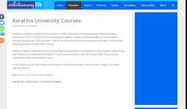 
							         Karatina University Courses - wiki254								  
							    