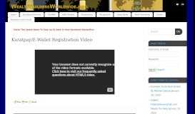 
							         Karatpay/E-Wallet Registration Video ...								  
							    