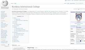 
							         Kardinia International College - Wikipedia								  
							    
