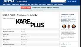 
							         KARE PLUS Trademark of Kare Plus Franchising Limited ...								  
							    