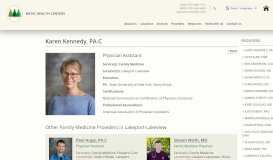 
							         Karen Kennedy, PA-C | Mendocino Community Health Clinic - MCHC ...								  
							    