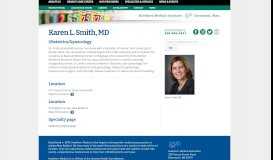 
							         Karen L. Smith, MD | Hawthorn Medical Associates								  
							    