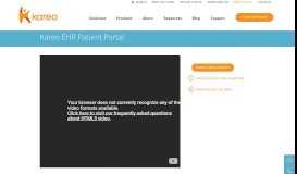 
							         Kareo EHR Patient Portal | Kareo								  
							    