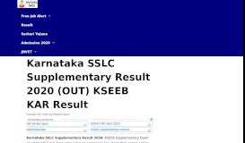 
							         Karnataka SSLC Result 2019 Today at 12 PM KSEEB KAR SSLC Result								  
							    