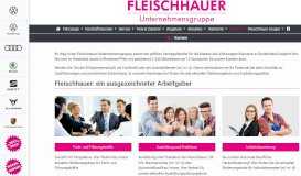 
							         Karriere - Autohaus Jacob Fleischhauer GmbH & Co. KG								  
							    