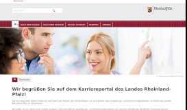 
							         karriere.rlp.de | Startseite | Willkommen in Rheinland-Pfalz								  
							    