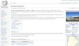 
							         Kasane Airport - Wikipedia								  
							    