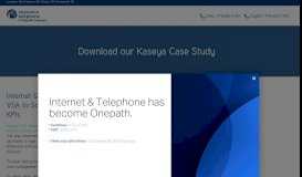 
							         Kaseya Case Study | Internet & Telephone								  
							    