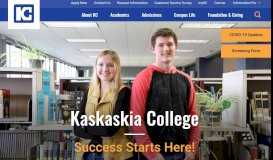 
							         Kaskaskia College - Success Starts Here								  
							    