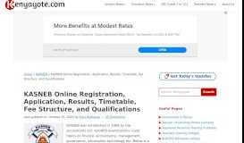 
							         KASNEB Online Registration, Application, Results, Timetable, Fee ...								  
							    