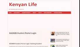 
							         KASNEB Student Portal Login- For Existing Student with Accounts.								  
							    