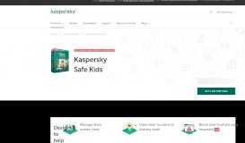
							         Kaspersky Safe Kids 2019 | Parental Control Software | Kaspersky Lab								  
							    