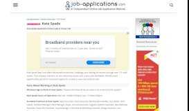 
							         Kate Spade Application, Jobs & Careers Online - Job-Applications.com								  
							    