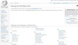 
							         Kategorie:Off-Sprecher – Wikipedia								  
							    