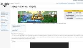
							         Kategorie:Portal Knights – Nitradopedia - Nitrado-Wiki								  
							    