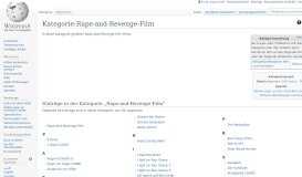 
							         Kategorie:Rape-and-Revenge-Film – Wikipedia								  
							    