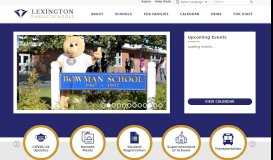 
							         Katherine Bromley / Welcome - Lexington Public Schools - Town of ...								  
							    