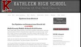 
							         Kathleen High School								  
							    