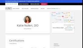 
							         Katie Nolen - Hurley Medical Center								  
							    