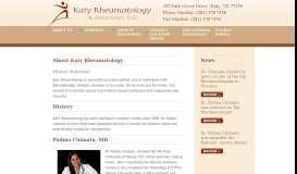 
							         Katy Rheumatology & Associates, P.A.								  
							    