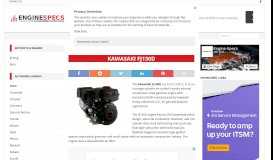 
							         Kawasaki FJ130D (3.8 HP) small engine: review and specs, service data								  
							    