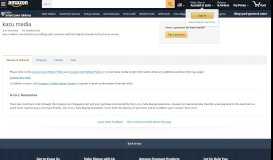 
							         kazu media - Amazon.com Seller Profile								  
							    