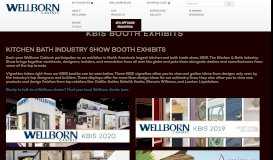 
							         Kbis Booths | Wellborn Cabinets								  
							    