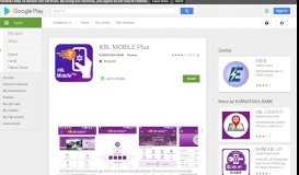 
							         KBL MOBILE Plus - Apps on Google Play								  
							    
