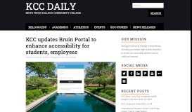 
							         KCC updates Bruin Portal to enhance accessibility for students ...								  
							    