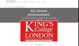 
							         KCL Partner Announcement — Dementias Platform UK								  
							    