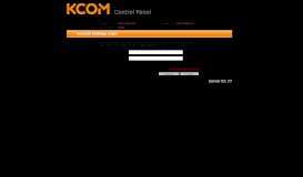 
							         KCOM Control Panel Account Holder: Not Logged In Logged in as ...								  
							    