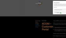 
							         KCOM Customer Portal - emPSN								  
							    